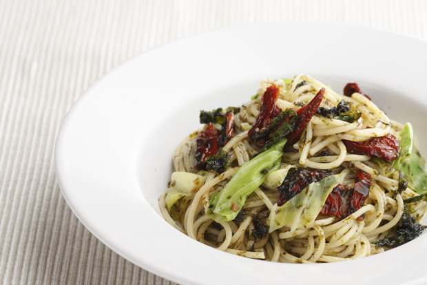 Pasta with Cabbage and Nori