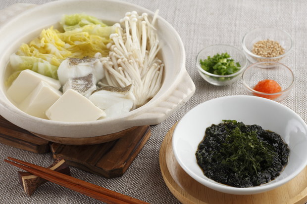 Casserole de morue avec trempette au nori
